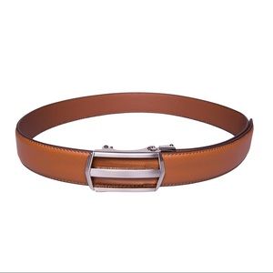 Men’s Leather Automatic buckle dress belt